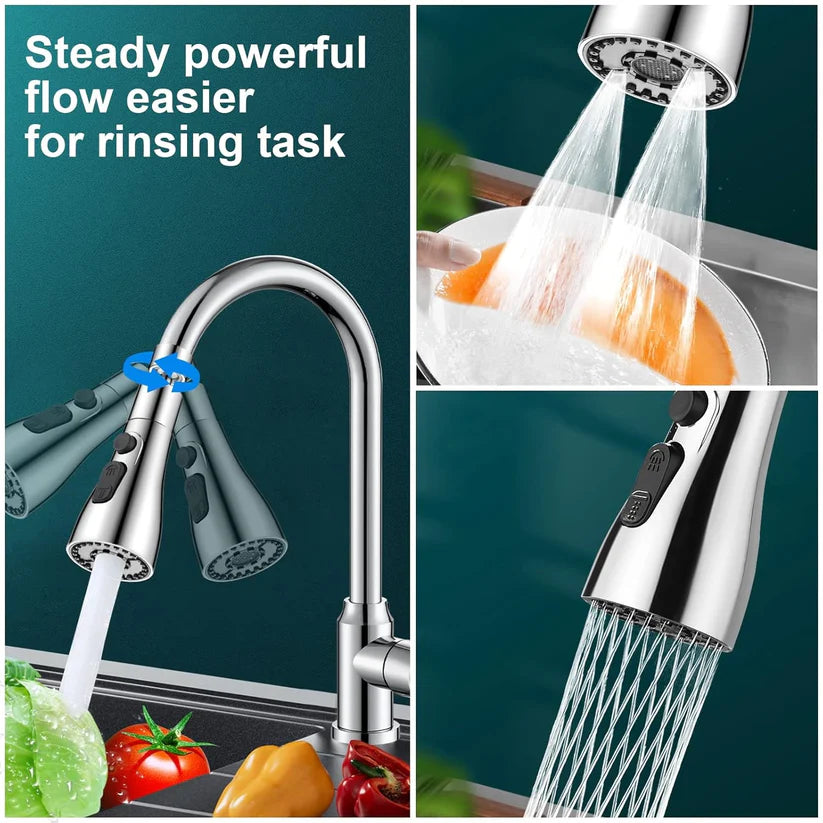 TapTwist™ – Flexible Tap Extension | Rotate, Rinse & Save Water | Easy Fit for Any Sink